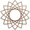Ekena Millwork Eleanor Wood Fretwork Pierced Ceiling Medallion, Walnut, 32"OD x 12 3/8"ID x 3/8"T CMWP32X32X0375EAWA - alternate 1